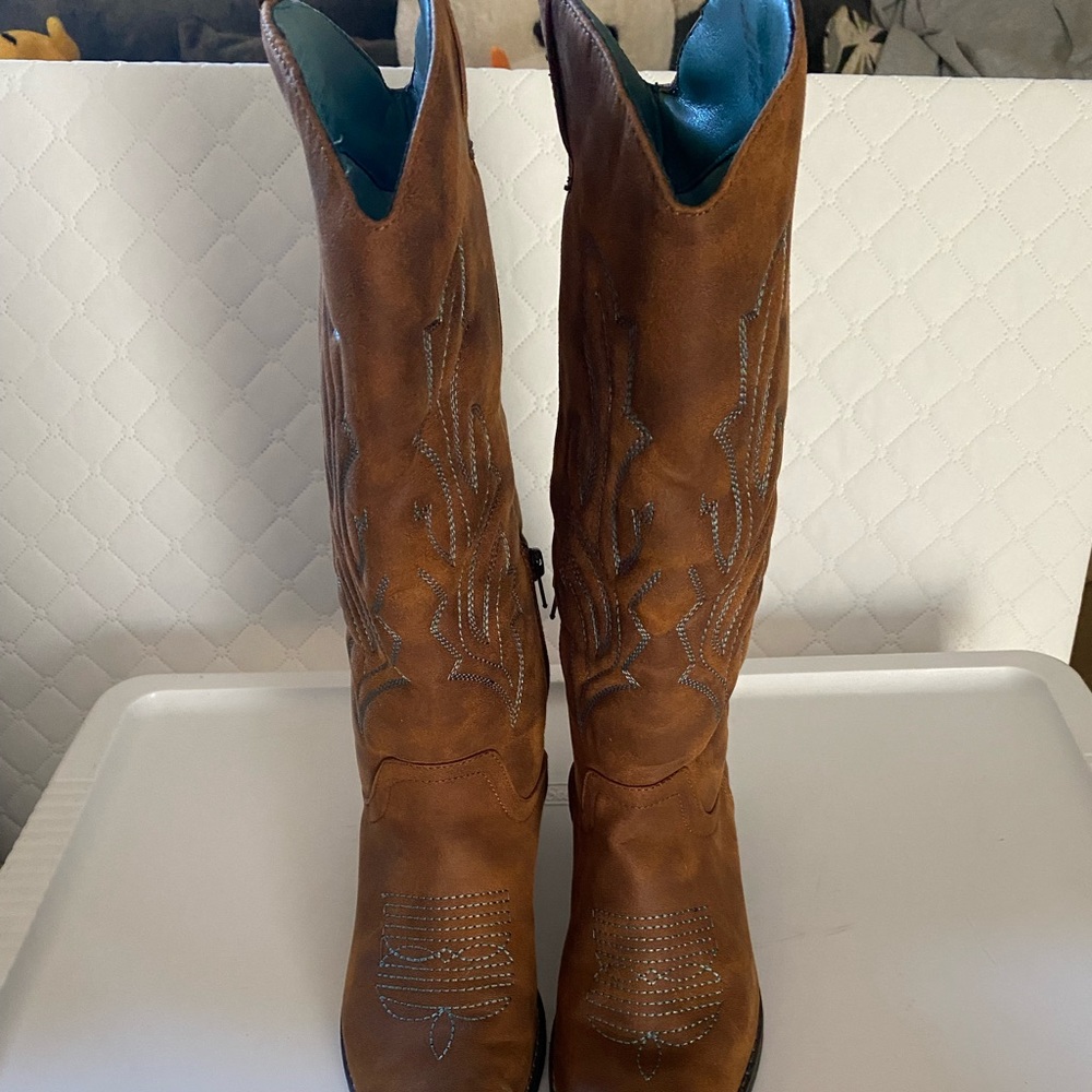 Just Fab Cowboy Boots